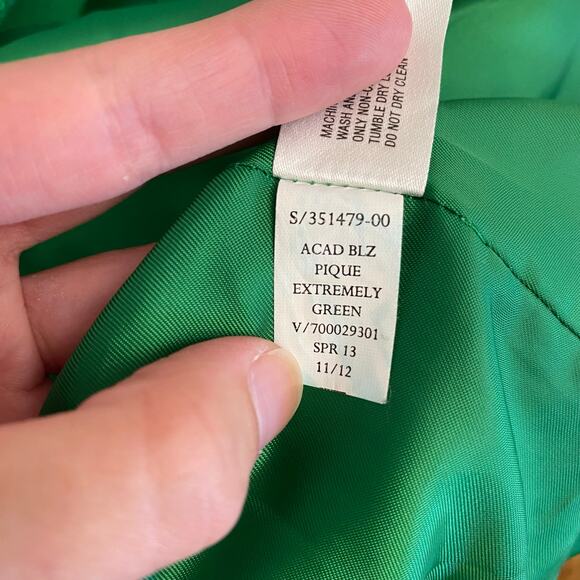 Gap Green The Academy Blazer Size 2 Twee, Preppy, Casual,‎ Office - Picture 6 of 8